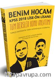 2018 KPSS Lise Ön Lisans Genel Kültür Genel Yetenek Tek Kitap Konu 
