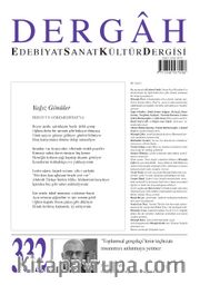 Dergah Edebiyat Sanat Kültür Dergisi Sayı 332 Ekim 2017