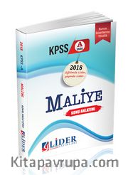 2018 KPSS A Maliye Konu Anlatımı
