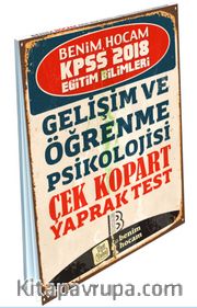 2018 KPSS Eğitim Bilimleri Gelişim ve Öğrenme Psikolojisi Çek Kopart Yaprak Test 