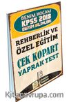 2018 KPSS Eğitim Bilimleri Rehberlik ve Özel Eğitim Çek Kopart Yaprak Test 