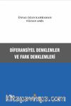 Diferansiyel Denklemler ve Fark Denklemleri