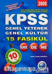 KPSS Genel Yetenek Genel Kültür 15 Fasikül