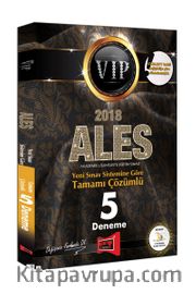 2018 ALES VIP Yeni Sınav Sistemine Göre Tamamı Çözümlü 5 Deneme