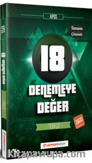 2018 KPSS Denemeye Değer 18 Türkçe Tamamı Çözümlü