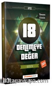 KPSS Denemeye Değer 18 Mantık Tamamı Çözümlü