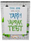 2018 KPSS Genel Kültür Tarih Çek Kopart Yaprak Test