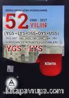 YGS-LYS 52 Yılın Kimya Soruları ve Ayrıntılı Çözümleri