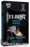 2018 KPSS A Grubu Tebliğ Borçlar Hukuku Ders Notları