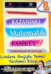 8. Sınıf Kazanımlı Matematik Fasikül 1 - Çarpanlar ve Katlar