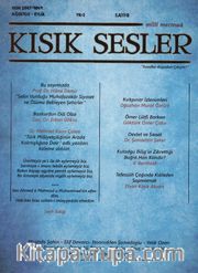 Kısık Sesler Dergisi Sayı:11 Ağustos-Eylül 2017