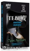 2018 KPSS A Grubu Tebliğ  Anayasa Hukuku Ders Notları