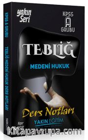 2018 KPSS A Grubu Tebliğ Medeni Hukuk Ders Notlar