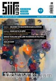 Şiirden İki Aylık Şiir Dergisi Sayı:43 Eylül-Ekim 2017