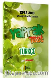2018 KPSS Ortaöğretim Ön Lisans Türkçe Çek Kopar Yaprak Test