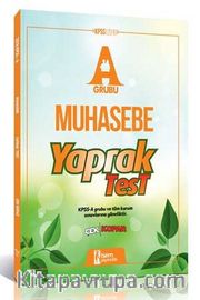 2018 KPSS A Grubu Muhasebe Çek Kopar Yaprak Test