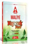 2018 KPSS A Grubu Maliye Çek Kopar Yaprak Test