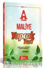 2018 KPSS A Grubu Maliye Çek Kopar Yaprak Test