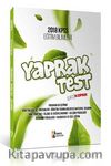 2018 KPSS Eğitim Bilimleri Çek Kopar Yaprak Test