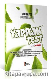 2018 KPSS Eğitim Bilimleri Çek Kopar Yaprak Test