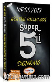 2018 KPS Eğitim Bilimleri süper 5'li Tamamı Çözümlü Deneme