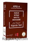 2018 KPSS A Grubu Hukuk - İktisat - Malliye - Muhasebe Çek Koparlı Yaprak Test