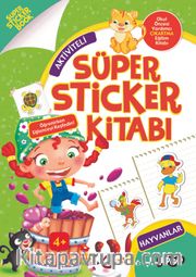 Aktiviteli Süper Sticker Kitabı / Hayvanlar
