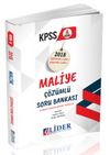 2018 KPSS A Maliye Çözümlü Soru Bankası