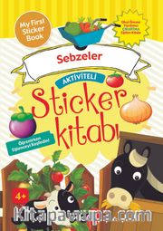 Aktiviteli Sticker Kitabı / Sebzeler