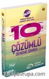 ALES 10 Adet Çözümlü Deneme Soruları (Kod:2065) & Sayısal Yetenek - Sözel Yetenek