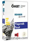 2018 ÖABT Motivasyon Rehber Öğretmenliği Yaprak Test