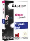 2018 ÖABT De Ayrı Türkçe Öğretmenliği Yaprak Test