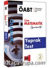 2018 ÖABT Olasılık Lise Matematik Öğretmenliği Yaprak Test