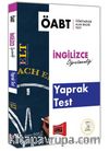 2018 ÖABT ELT İngilizce Öğretmenliği Yaprak Test