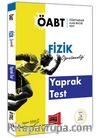 2018 ÖABT İvme Fizik Öğretmenliği Yaprak Test