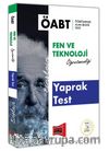 2018 ÖABT Einstein Fen ve Teknoloji Öğretmenliği Yaprak Test