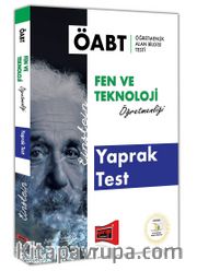 2018 ÖABT Einstein Fen ve Teknoloji Öğretmenliği Yaprak Test