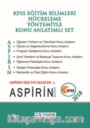 2018 KPSS Eğitim Bilimleri Hücreleme Yöntemiyle Konu Anlatımlı Set