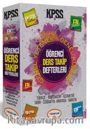 2018 KPSS Genel Yetenek Genel Kültür Öğrenci Ders Takip Defterleri