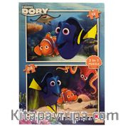 Disney Nemo İkisi Bir Arada Puzzle 17+24 Parça