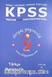 KPSS 97 Yaprak Test Genel Yetenek Türkçe Matematik