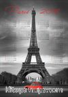 2018 Takvimli Poster - Şehirler - Paris