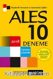 2018 ALES Tamamı Çözümlü 10 Deneme
