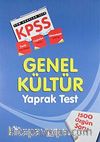 KPSS Genel Kültür Yaprak Test 1500 Özgün Soru