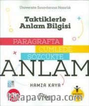 Taktiklerle Anlam Bilgisi Paragrafta Cümlede Sözcükde Anlam