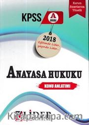2018 KPSS A Grubu Hukuk Konu Anlatım Seti