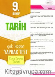 9. Sınıf Tarih Konu Tarama Yaprak Testleri