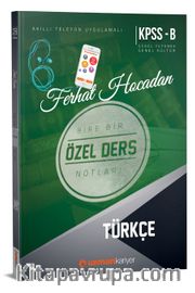 KPSS B Türkçe Özel Ders Notları (Akıllı Telefon Uygulamalı)