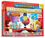 Dikkati Güçlendirme Seti 3 Kitap (5 Yaş) (Yeni Neuro-Via Sistemi ile)