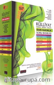 2018 Külliyat İdari Hakimlik Modüler Soru Bankası (10 Kitap)